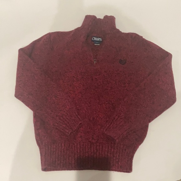 Chaps Red Boys Sweater Sz S/8 - Picture 1 of 3